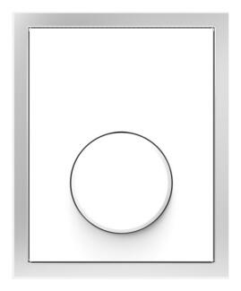 SANIT Urinal-Abdeckplatte Glas weiß