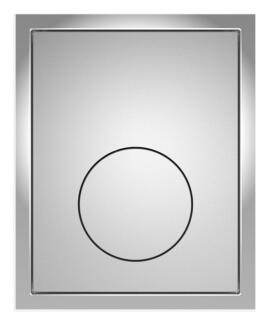 SANIT Urinal-Abdeckplatte Kunststoff mattchrom flächenbündig