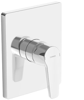 HANSAPOLO Fertigmontageset mit Funktionseinheit Einhand-Brause-Batterie