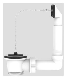 SANIT Ab-u.Überlaufgarnitur G1 1/2 ohne Geräteanschluss