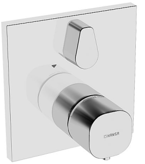 HANSALIVING Fertigmontageset mit Funktionseinheit Wannen-Thermostat-Batterie, DN 15 (G 1/2)