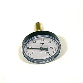 AFRISO Bimetall-Thermometer BiTh 63 K 0/120C 40mm G1/2B ax Kl.2