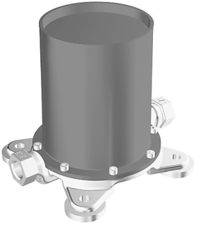 HANSAVARIO Einbaukörper, DN 15 (G1/2) für Wannen-Batterien bodenstehend