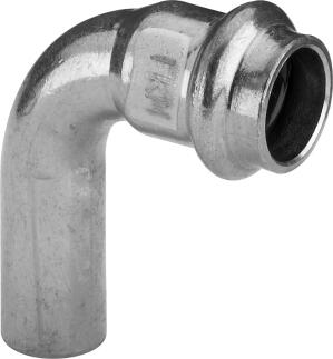 VIEGA CU Bogen 90 Grad, 22mm, 1 Muffe