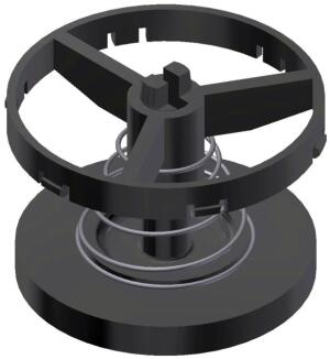 WOLF Schwerkraftbremse DN32