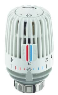 Heimeier Thermostat-Kopf Typ K weiß Standard mit Nullstellung