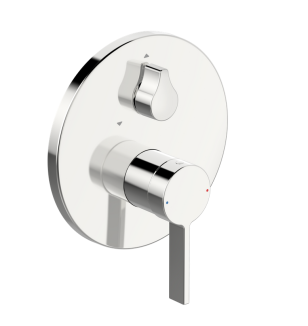 HANSALOFT Fertigmontageset mit Funktionseinheit Einhand-Wannen-Batterie