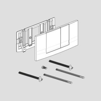SANIT WC Betätigungsplatte für FRIABLOCF102, seidenglanz