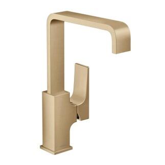 Hansgrohe Metropol Einhebel-Waschtischmischer 230 mit Hebelgriff und Push-Open Ablaufgarnitur Bronze