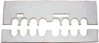 WOLF Wärmedämmung Brennerplatte