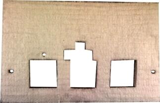 WOLF Wärmedämmung Brennerplatte