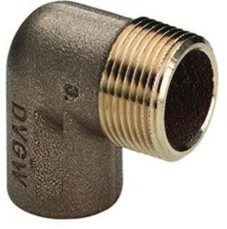 RG Löt-Winkel mit Außengewinde und Innenlötende