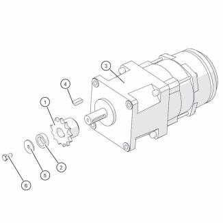 ETA Pe-Stokermotor mit Kettenrad für PE/PC/Twin 15-26