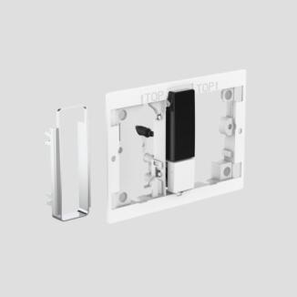 SANIT Einhängerahmen Bright mit InfrarotModul Netz