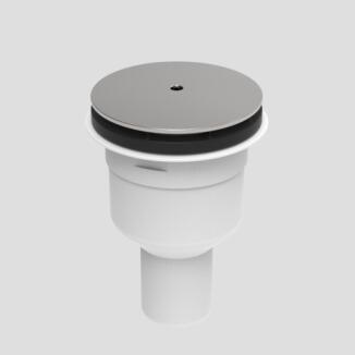 SANIT Duschablauf 823/90S Abgangsenkrecht Edelstahl