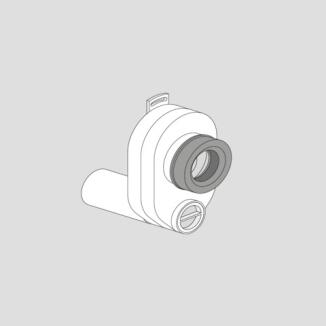 SANIT Siphon Fertigbauset für Urinald40/d50mm