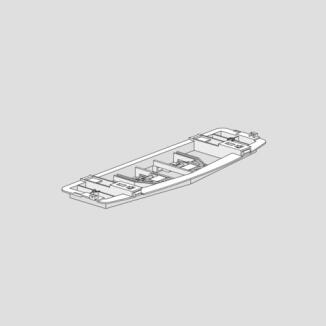 SANIT Montagerahmen Betätigung von obenkomplett