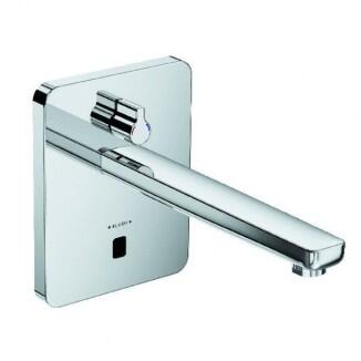 Kludi Zenta E Elektronische Unterputz-Waschtischarmatur mit Temperatur-Wahlgriff soft-edge Ausladung