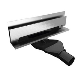 MERT Wand-Duschablauf Edelstahl gebürstet