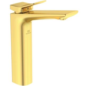 Ideal Standard Check Waschtischarmatur mit verlängertem Sockel Brushed Gold