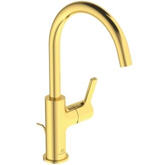 Ideal Standard Joy Waschtischarmatur mit hohem Auslauf, schwenkbar Brushed Gold