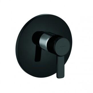 Kludi Zenta Unterputz-Brause-Einhandmischer Schwarz/Chrom