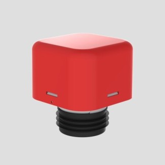 SANIT Rohrbelüfter ventilair Außenbereich tonrot beheizbar