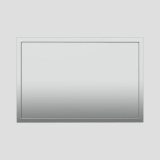 SANIT Betätigungsplatte SWING Edelstahl gebürstet