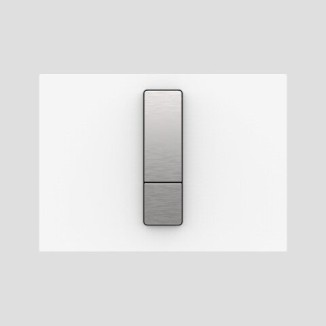 SANIT Betätigungsplatte Ineo Bright Glas weiß