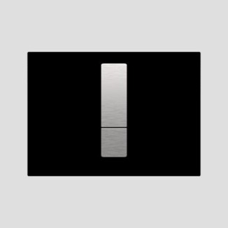 SANIT Betätigungsplatte Ineo Bright Glas schwarz