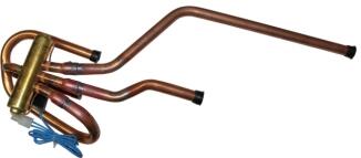 WOLF Verrohrung mit 4-Wege-Umschaltvtl.