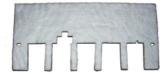 WOLF Wärmedämmung Brennerplatte