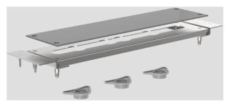 SANIT INEO RIM - Modulplatte für Armaturen