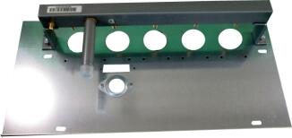 WOLF Brennerplatte mit Gasverteilrohr