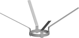 Wolf Abstandhalter für Abgasrohr DN80