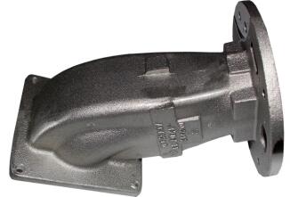 WOLF Brennerflansch Gussblock