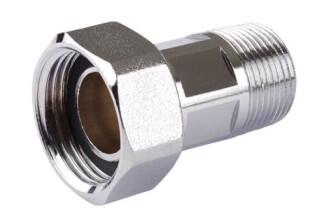 Wasserzählerverschraubung DN15 7603 verchromt