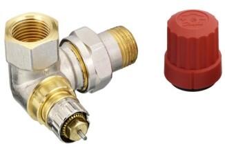 Danfoss Ventilgehäuse mit Voreinstellung DN 15 Winkeleck rechts