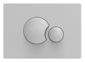 Sanit WC Betätigungsplatte S706 v.vorne/oben manhattan