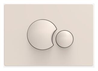 Sanit WC Betätigungsplatte S706 v.vorne/oben bahamabeige