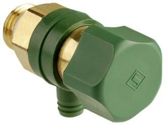 Seppelfricke Entlerrungsventil DN8 R1/4 Messing schwenkb. Auslauflauf