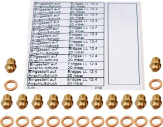 WOLF Umrüstsatz Erdgas E - Erdgas LL