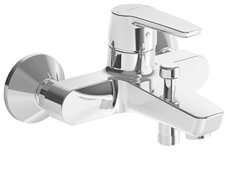 HANSAPOLO Einhand-Wannen-Batterie, DN 15 (G 1/2)