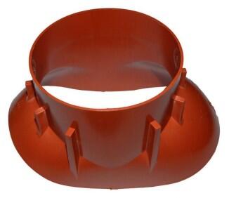 Wolf Adapter für Klöber Grundplatten für Luft-/Abgasführung senkrecht