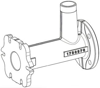 WOLF Anschlussrohr DN 80 400-620