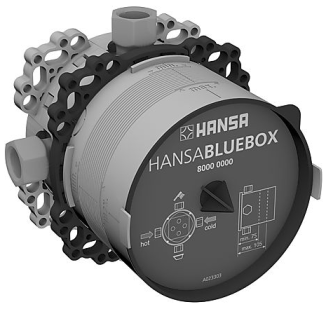 HANSABLUEBOX Grundeinheit Unterputz-Einbaukörper ohne Vorabsperrung