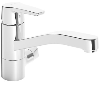 HANSAPOLO Spültisch-Einhand-Einlochbatterie, DN 15 mit Geräte-Absperrventil