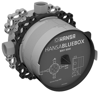 HANSABLUEBOX Grundeinheit Unterputz-Einbaukörper mit Vorabsperrung
