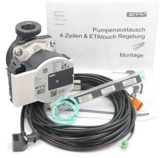 ETA Pumpen-Austausch-Set für Rücklaufanhebung bis 60kw /Wilo Yonos Para RS25/6-RKA-W-MC130-3-I-FS14