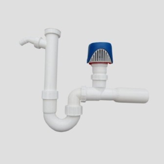 SANIT Rohrgeruchverschluss mit Rohrbelüfter ventilair G1 1/2xDN50